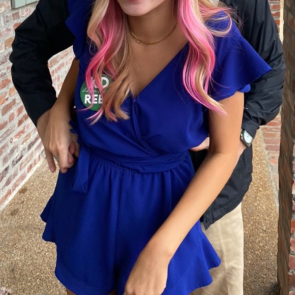 She + sky blue romper - Picture 4 of 5